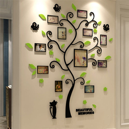 Family photo frame tree wall sticker