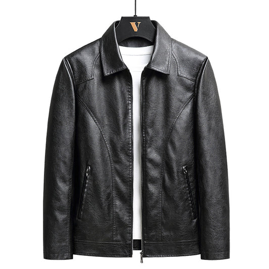 Men's Thin Leather Jacket