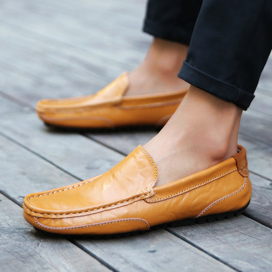 Men Loafers Slip On Formal Comfortable Soft Shoes