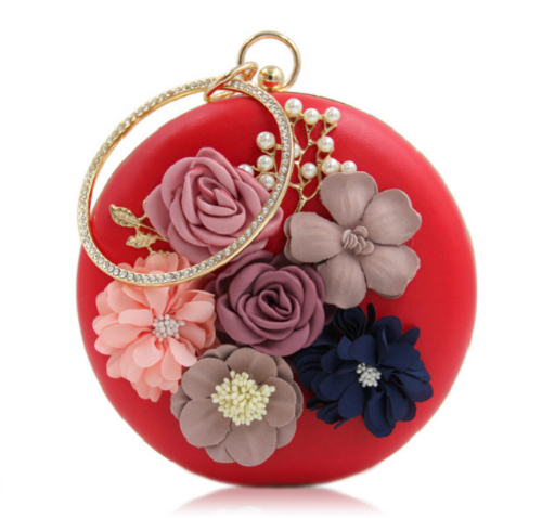 Gorgeous Round Clutches - RED