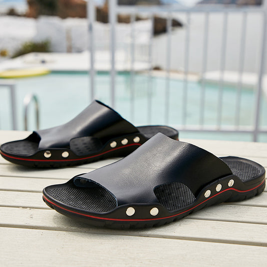 Sandals men's summer flip-flop beach shoes