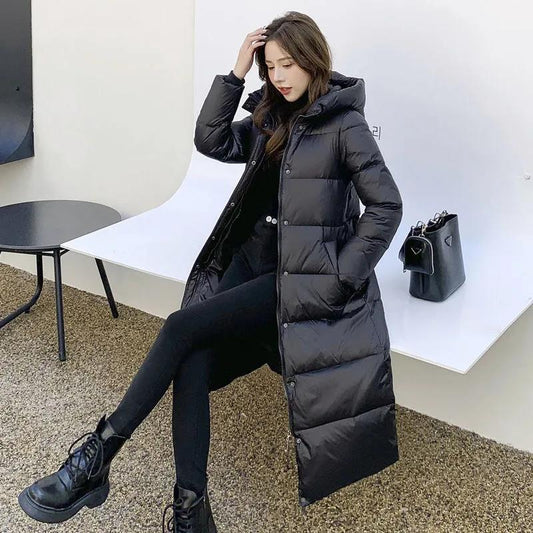Down Cotton-padded Jacket Women's Fashion Simple Thickened