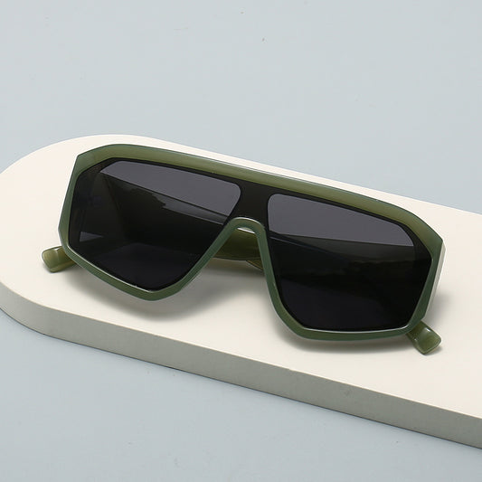 New One-piece Large Frame Fashion Sunglasses For Women