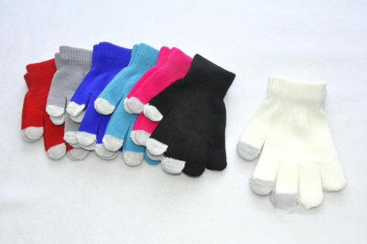 Children's Touch Screen Cold And Warm Knitted Gloves