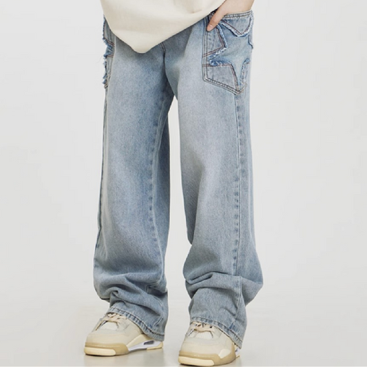 Street American Retro Jeans For Men